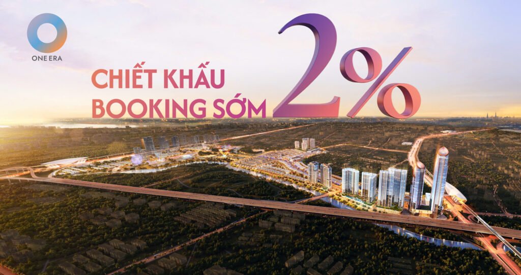Chiết khấu 2% booking sớm