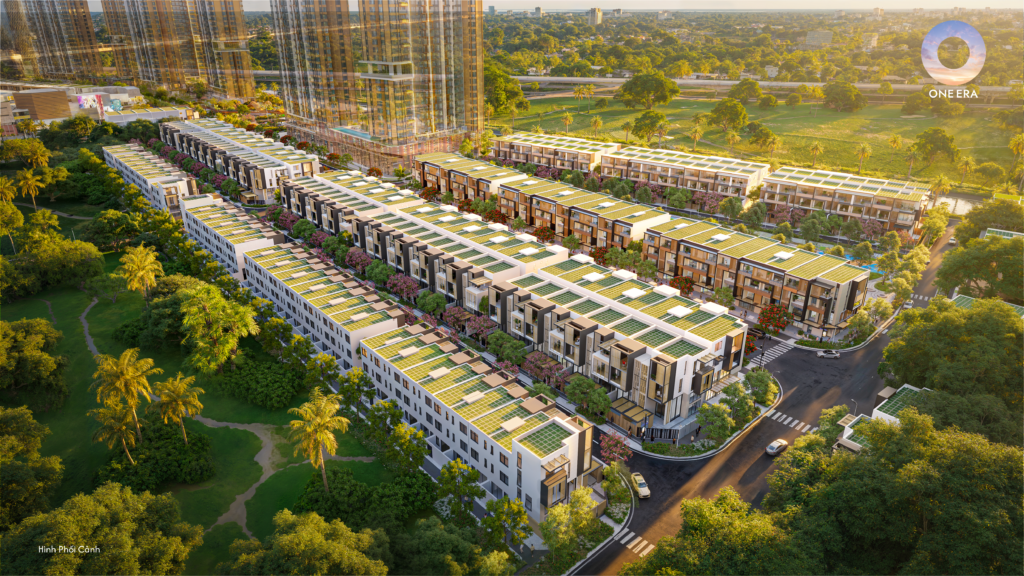 Phối cảnh nhà phố phân khu Nizi