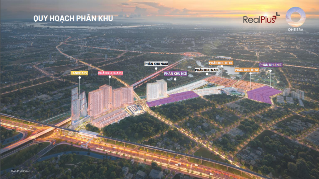 Quy hoạch các phân khu One Era